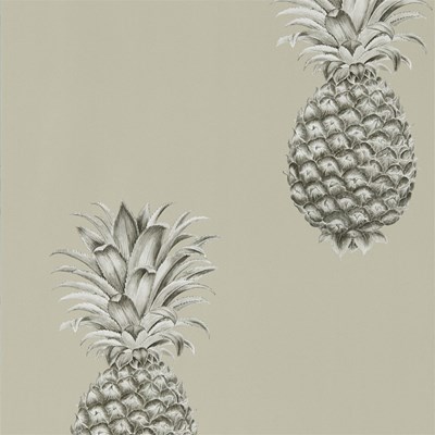 Sanderson Tapet Pineapple Royale Charcoal/Champagne
