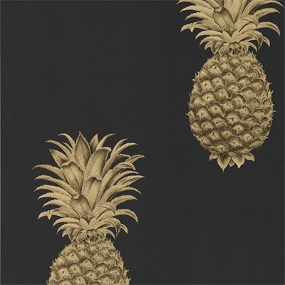 Sanderson Tapet Pineapple Royale Graphite/Gold