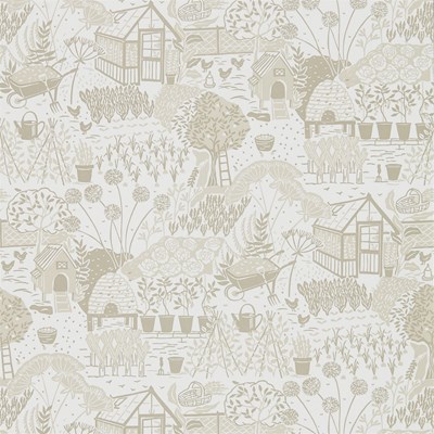 Sanderson Tapet The Allotment Linen