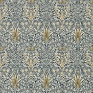 William Morris & Co Tapet Snakeshead Indigo/Cumin