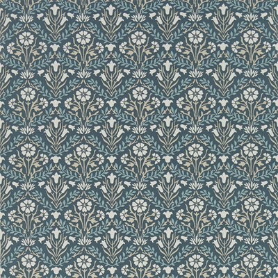 William Morris & Co Tapet Morris Bellflowers Indigo/Linen