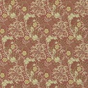 William Morris & Co Tapet Morris Seaweed Red/Gold