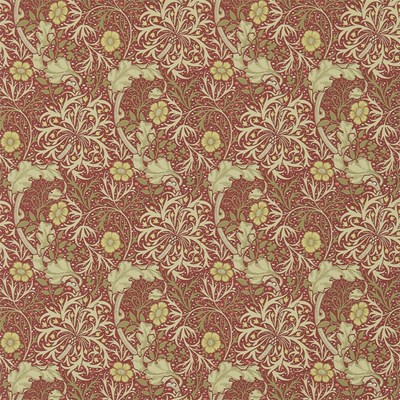 William Morris & Co Tapet Morris Seaweed Red/Gold
