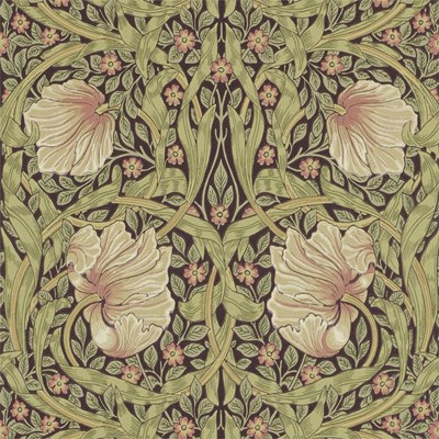 William Morris & Co Tapet Pimpernel Bullruch/Russet
