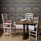 William Morris & Co Tapet Strawberry Thief Crimson/Slate