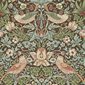 William Morris & Co Tapet Strawberry Thief Chocolate/Slate