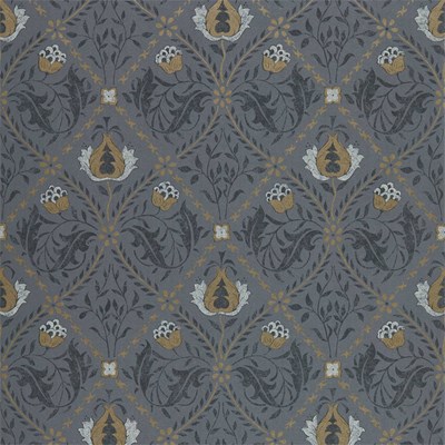 William Morris & Co Tapet Pure Trellis Black ink