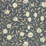 William Morris & Co Tapet Pure Fruit Horned Black ink