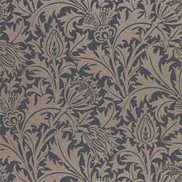 William Morris & Co Tapet Pure Thistle Black ink