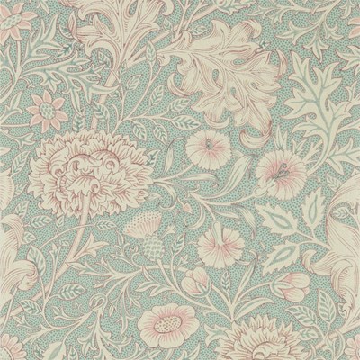William Morris & Co Tapet Double Bough Teal Rose