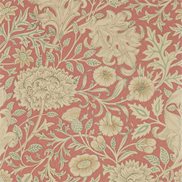 William Morris & Co Tapet Double Bough Carmine Red