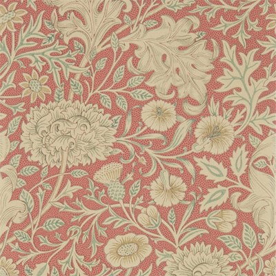 William Morris & Co Tapet Double Bough Carmine Red