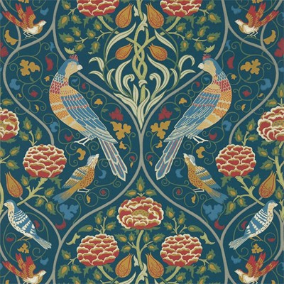 William Morris & Co Tapet Seasons By May Indigo