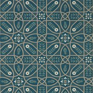 William Morris & Co Tapet Brophy Trellis Deep Teal