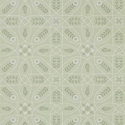 William Morris & Co Tapet Brophy Trellis Sage Linnen