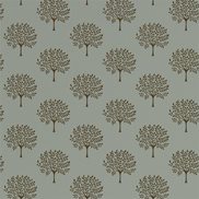 Sanderson Tapet Marcham Tree Copper Grey