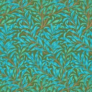 William Morris & Co Tapet Willow Bough Olive/Turquoise