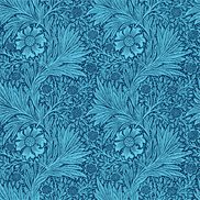 William Morris & Co Tapet Marigold Navy
