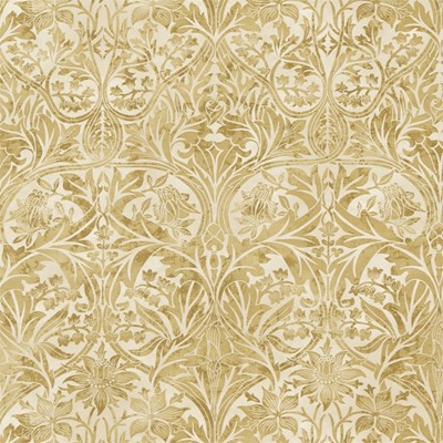 William Morris & Co Tyg Bluebell Gold/Vellum