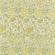 William Morris & Co Tyg Pink & Rose Cowslip/Fennel