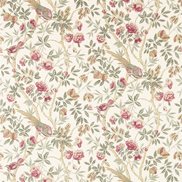 Sanderson Tyg Abbeville Rose/Calico