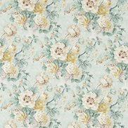 Sanderson Tyg Giselle Gold/Jade