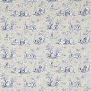 Sanderson Tyg Josette Indigo/Taupe