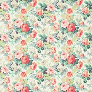 Sanderson Tyg Chelsea Coral/Emerald