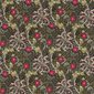 William Morris & Co Tyg Morris Seaweed  Ebony/Poppy