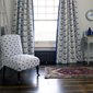William Morris & Co Tyg Swans Delft Blue