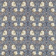 William Morris & Co Tyg Pimpernel Indigo/Hemp