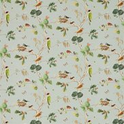 Sanderson Tyg Woodland Chorus Sky Blue/Multi