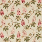 Sanderson Tyg Chestnut Tree Coral/Bayleaf