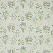Sanderson Tyg Harebells & Violets Sorrel/Sky Blue