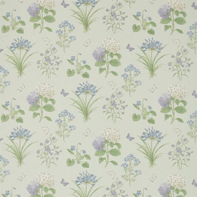 Sanderson Tyg Harebells & Violets Sorrel/Sky Blue