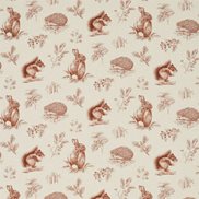 Sanderson Tyg Squirrel & Hedgehog Henna/Wheat