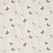 Sanderson Tyg Wisteria & Butterfly Fuchsia/Parchment