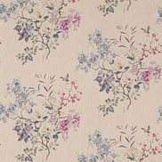 Sanderson Tyg Magnolia & Blossom Amethtst/Silver