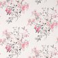 Sanderson Tyg Magnolia & Blossom Coral/Silver