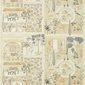 Sanderson Tyg Sultans Garden Sepia/Amber