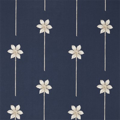 Sanderson Tyg Thalia Indigo/Natural