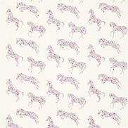 Sanderson Tyg Pretty Ponies Pink/Sky