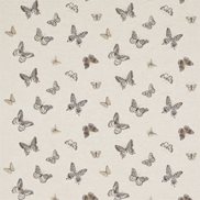 Sanderson Tyg Butterfly Embroidery Charcoal/Walnut