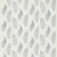 Sanderson Tyg Fern Embroidery Powder Blue