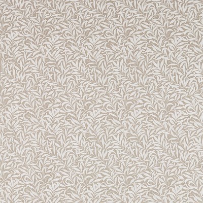William Morris & Co Tyg Pure Willow Bough Embroidery Flax