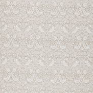 William Morris & Co Tyg Pure Strawberry Thief Embroidery Flax