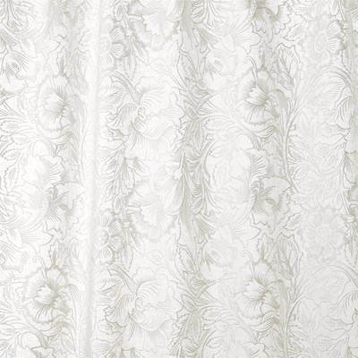 William Morris & Co Tyg Pure Poppy Embroidery Paper White