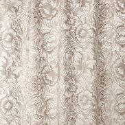 William Morris & Co Tyg Pure Poppy Embroidery Pebble