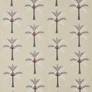 Sanderson Tyg Palm Grove Ruby/Indigo