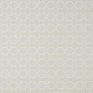 Sanderson Tyg Baroque Trellis Daffodil/Linen